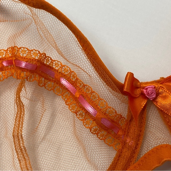 NWT Agent Provocateur Pollie Orange Bra - Picture 7 of 16
